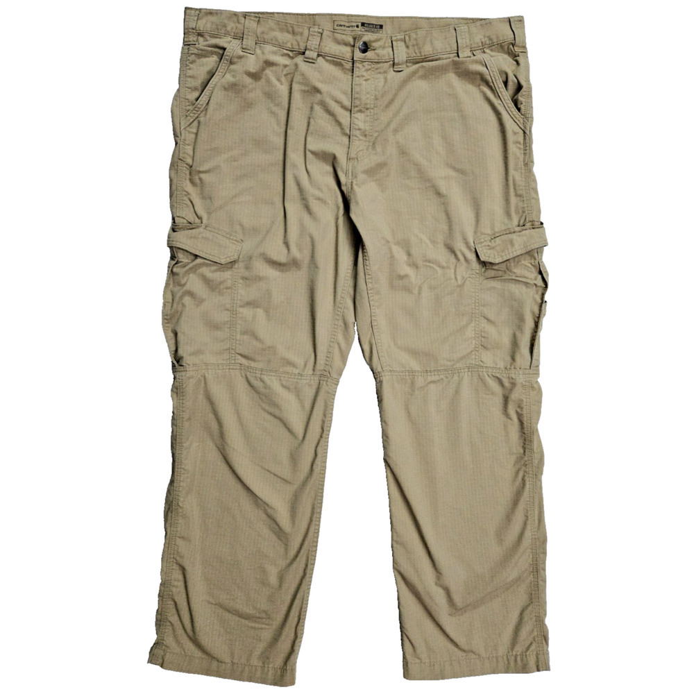 Carhartt Force Ripstop Cargo Pants Men's 46x32 Relaxed Fit Khaki BN4200